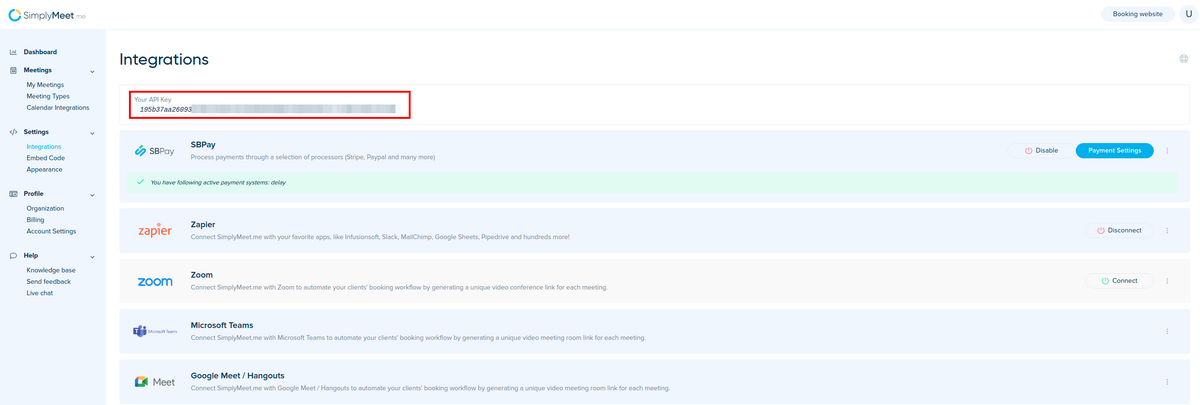 Simplymeet api key.png
